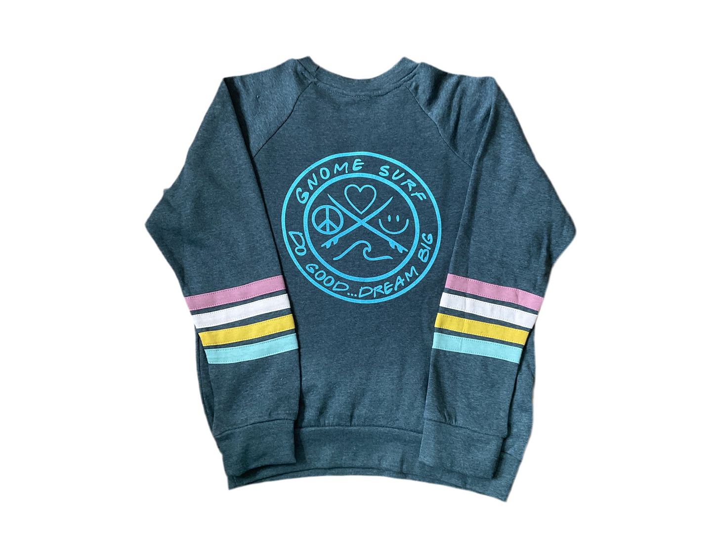 Women’s Charcoal Striped Sweatshirt