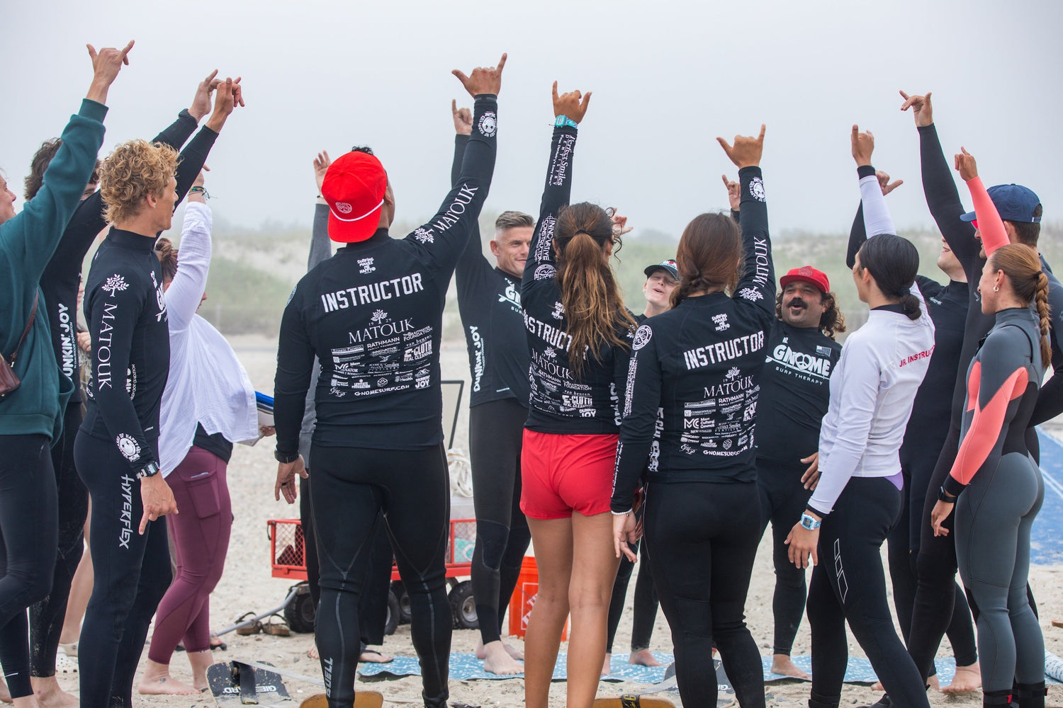 Gnome Surf® apparel collection featuring surf t-shirts, hoodies, hats, and mission-driven clothing that supports nonprofit surf therapy programs.