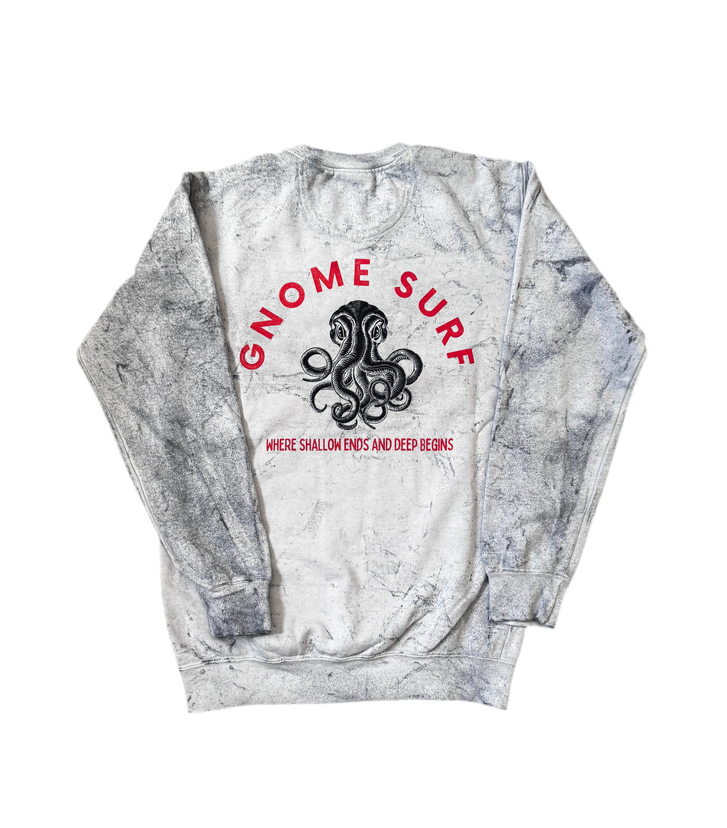 Peace, Love, Vibes Blue Wash Sweatshirt