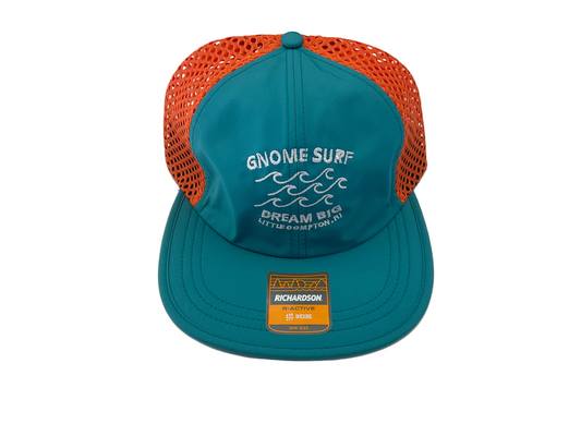 Orange and Teal Mesh Hat