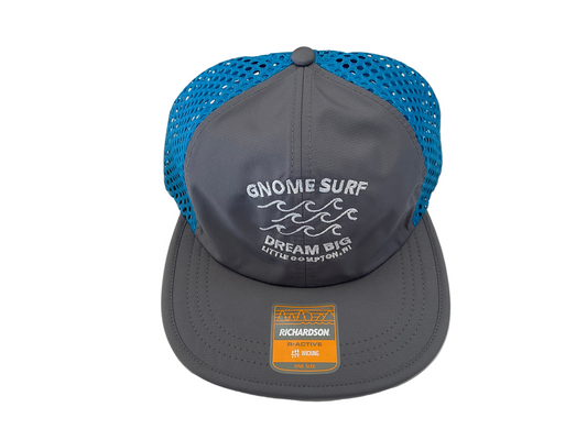 Grey and Blue Mesh Hat
