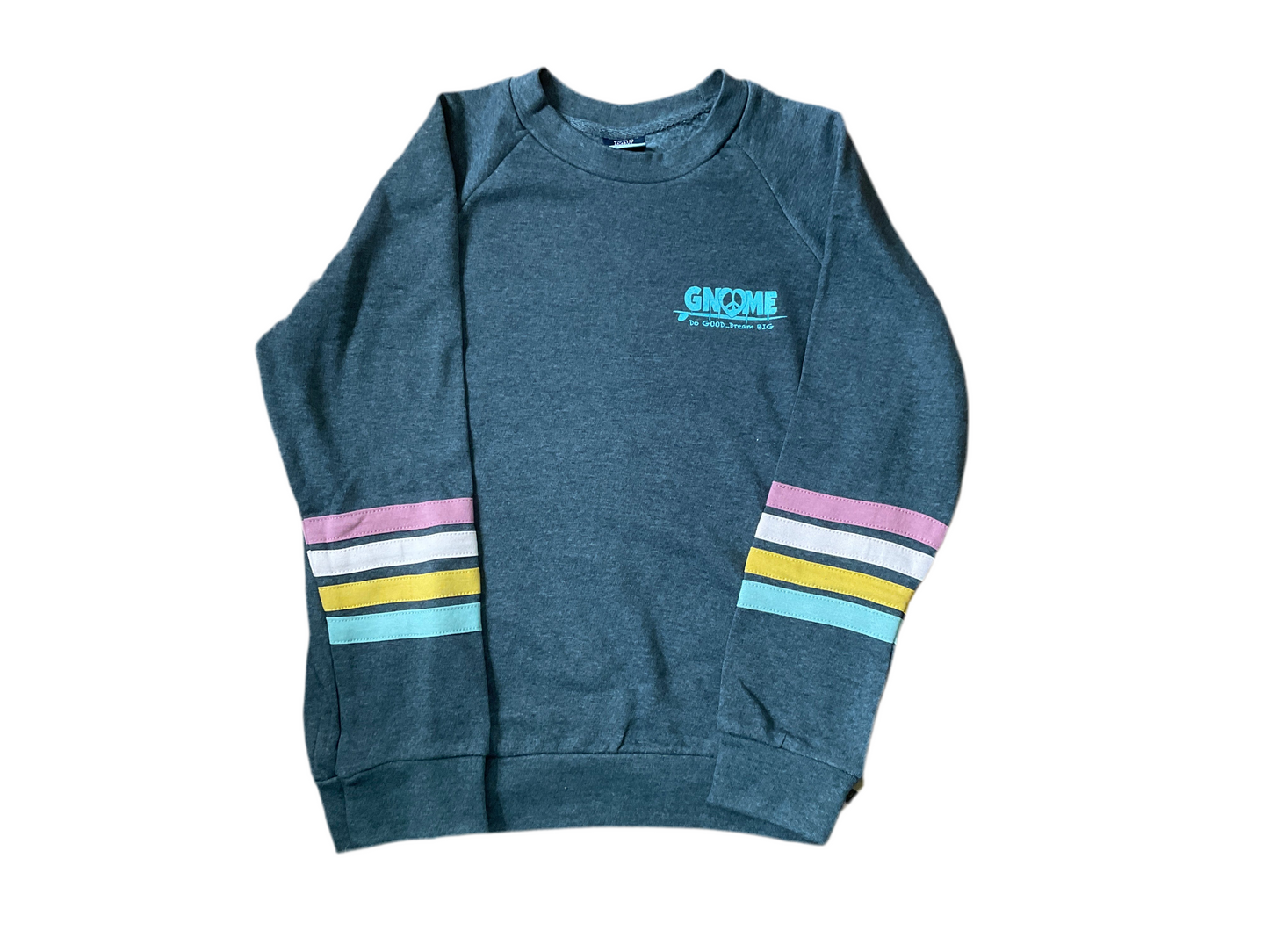 Women’s Charcoal Striped Sweatshirt
