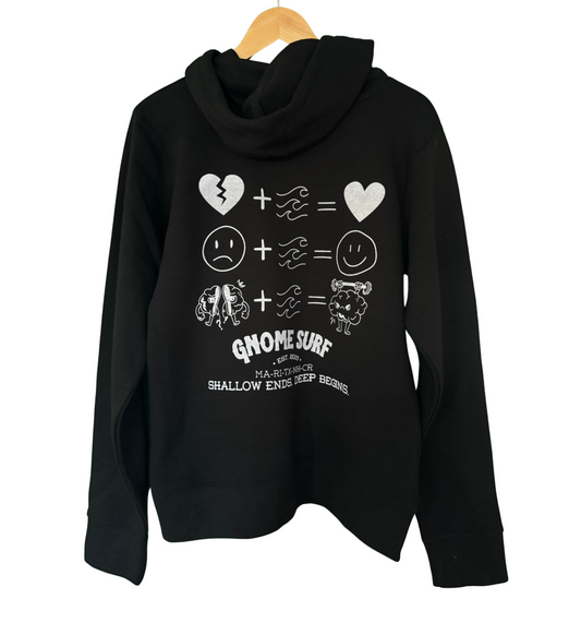 Black Shallow Ends Hoodie