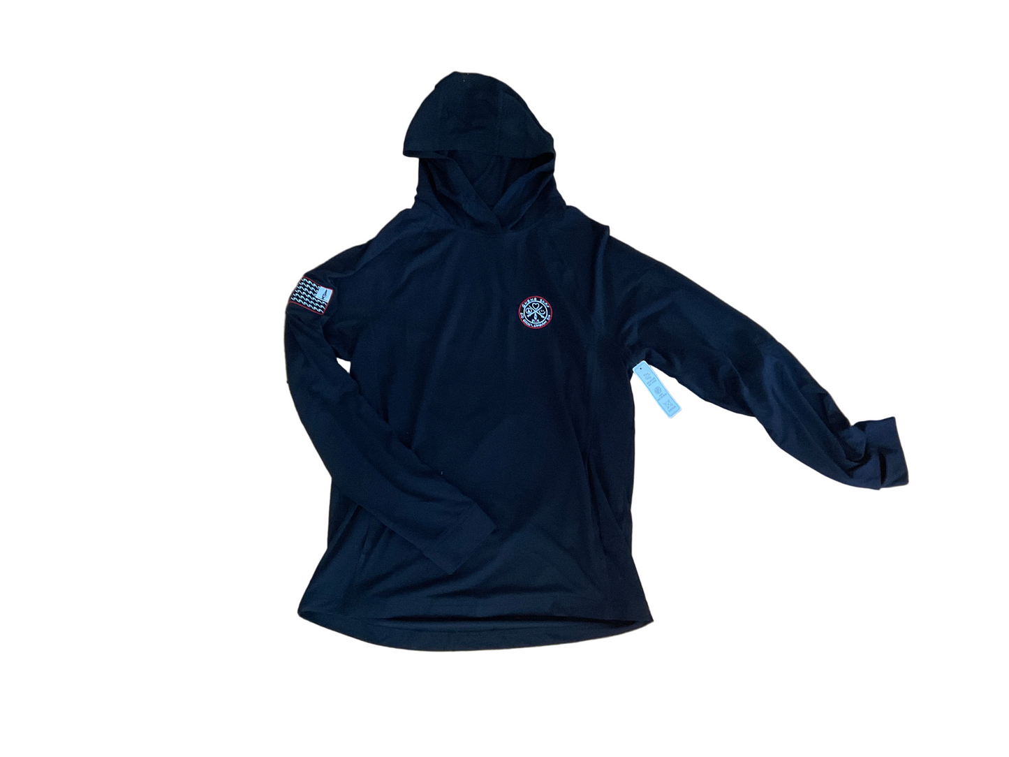 Lightweight Seaside Black Active Hoodie