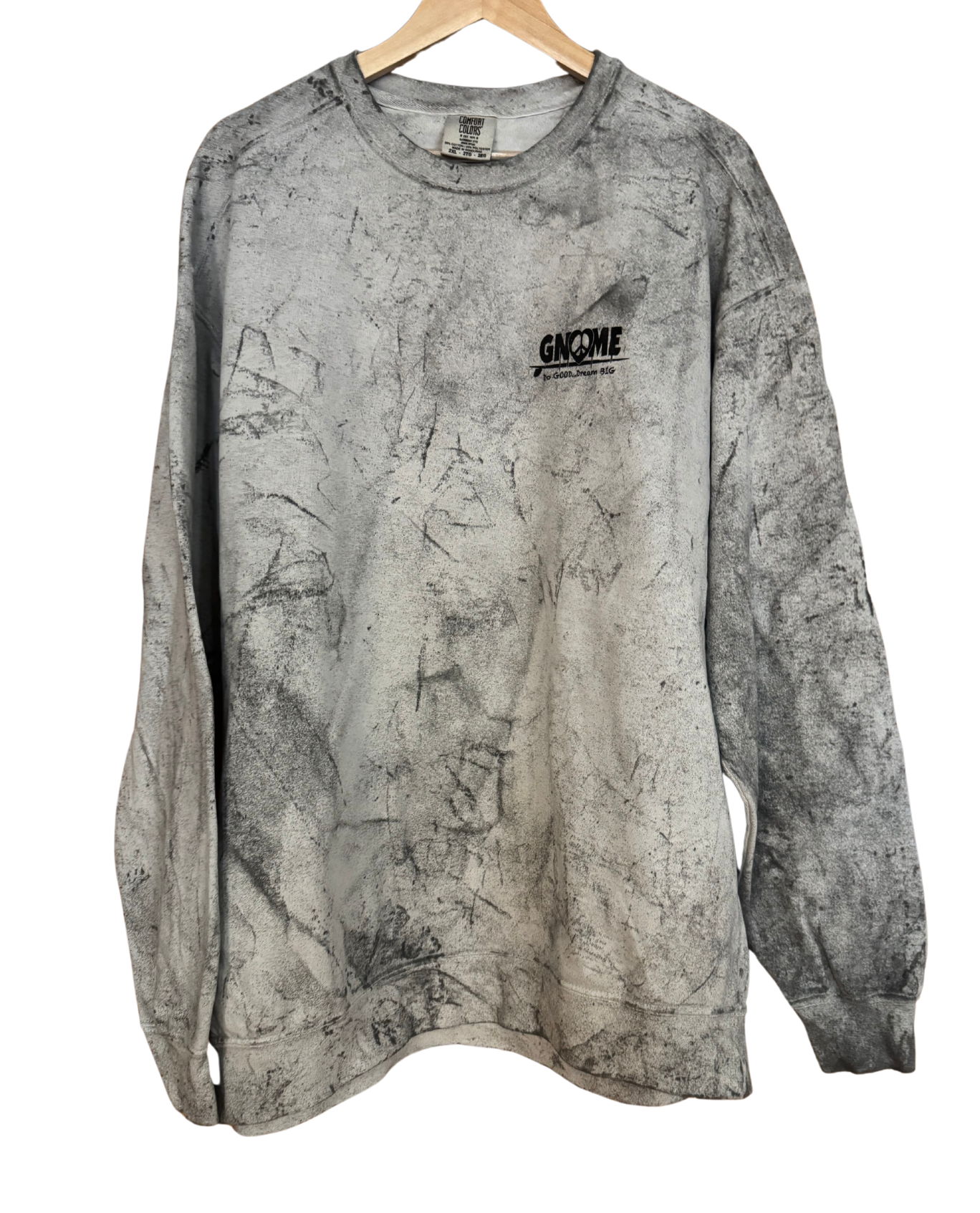 Gray tie dye sweatshirt